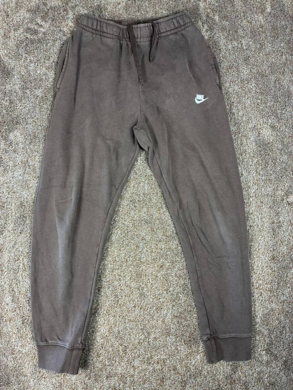 Nike Fleece Sweatpants Mens Size Medium Brown